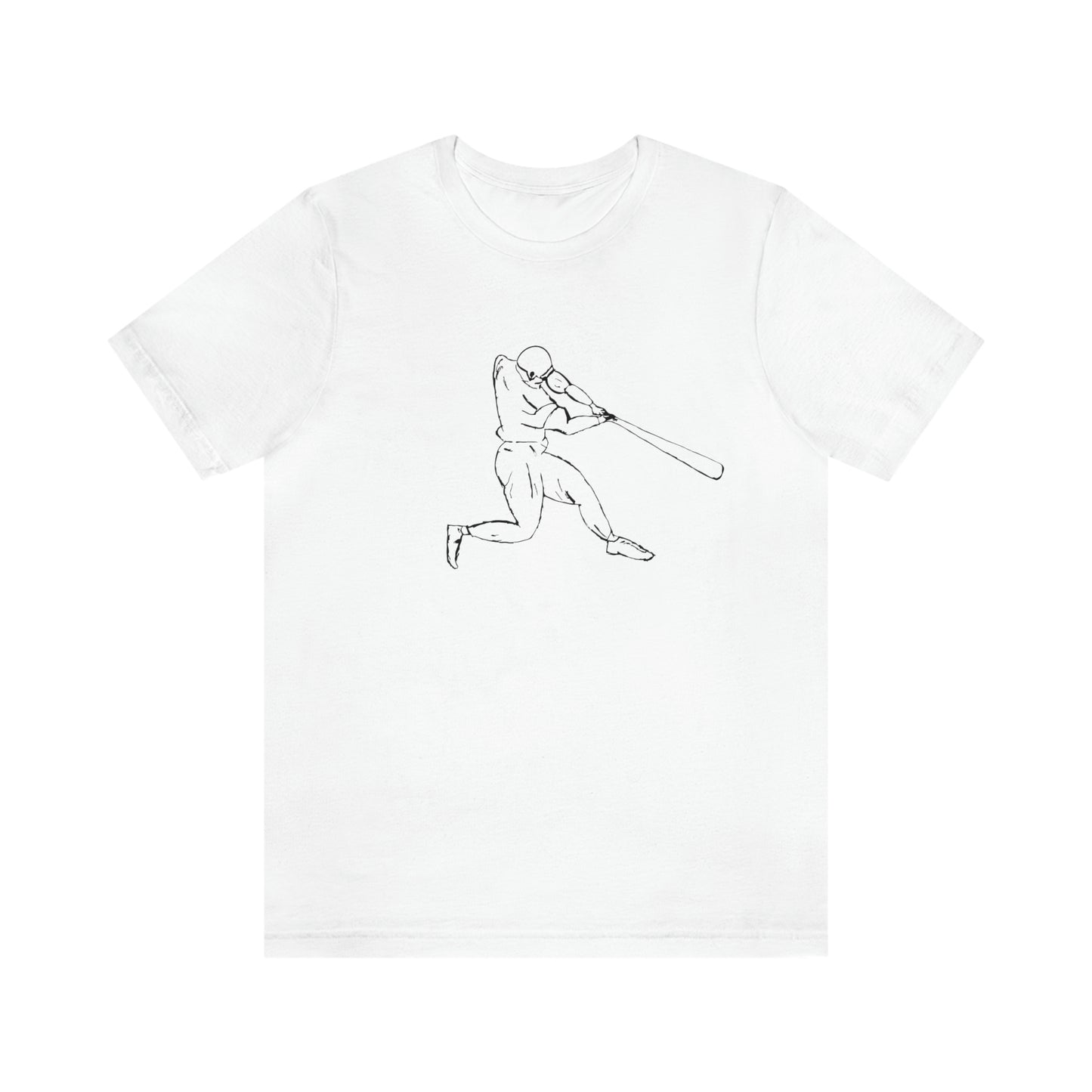 Premium Unisex Crewneck Play Hard T-shirt | Play Hard  White Color Shirt | Play Hard Baseball T-Shirt | Black Logo